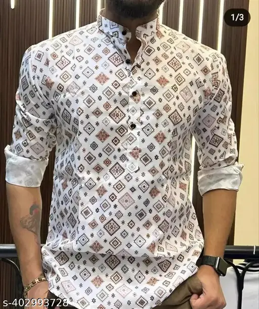 Men's Ethnic Chic Kurta Shirt