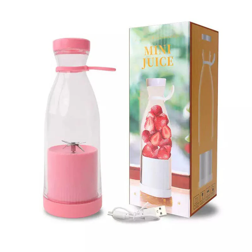 Portable Bottle Blender For Smoothie 420 ML Multicolor - Image 4