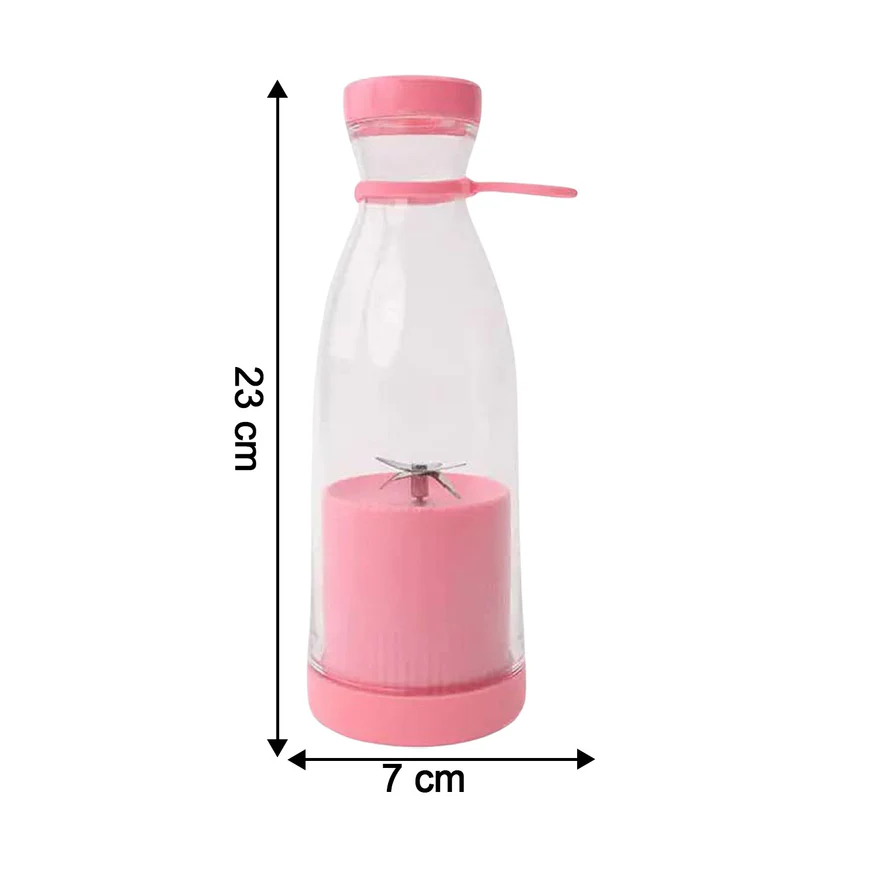 Portable Bottle Blender For Smoothie 420 ML Multicolor - Image 5